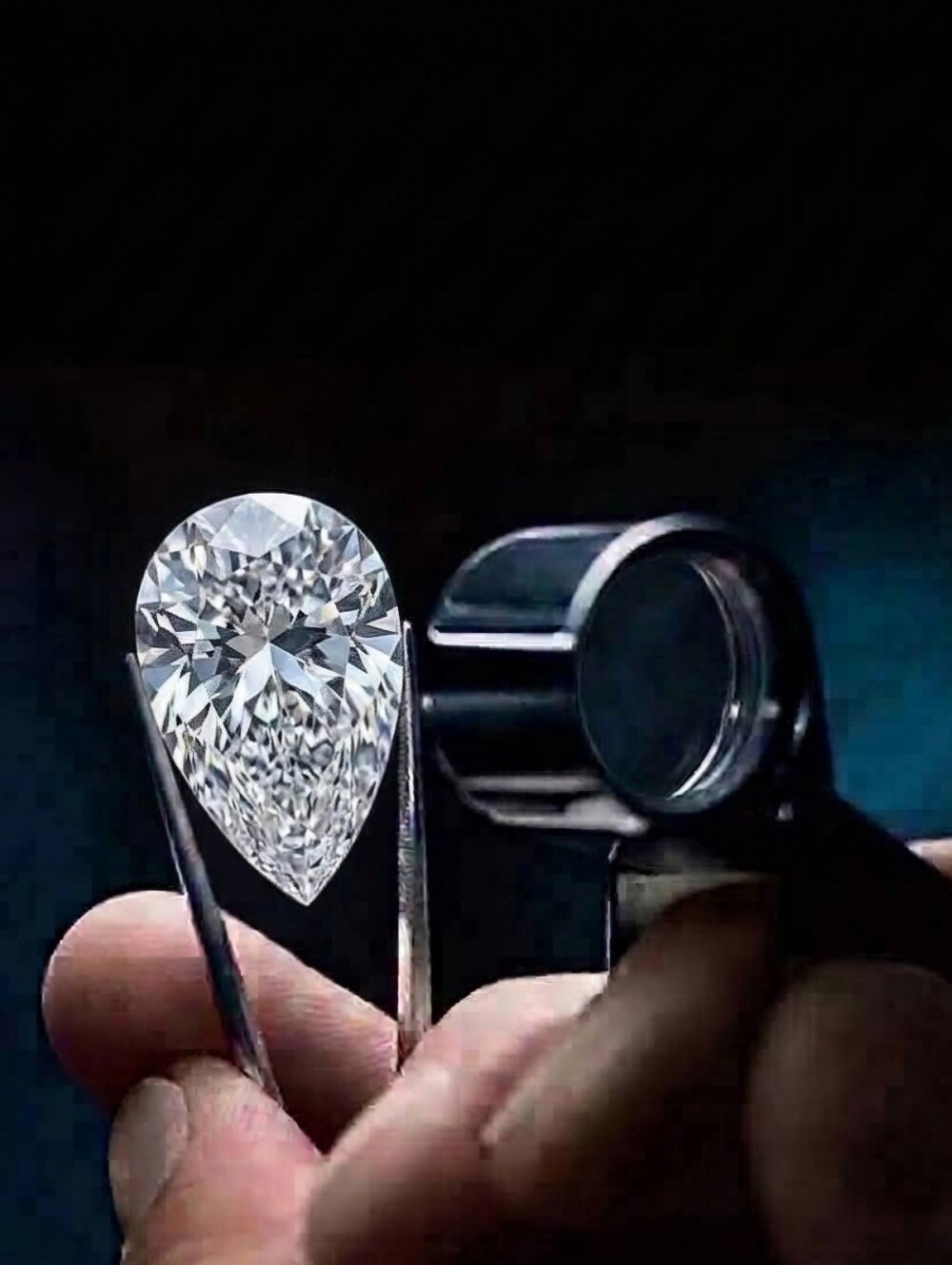 10 CT Loose Pear Cut Moissanite